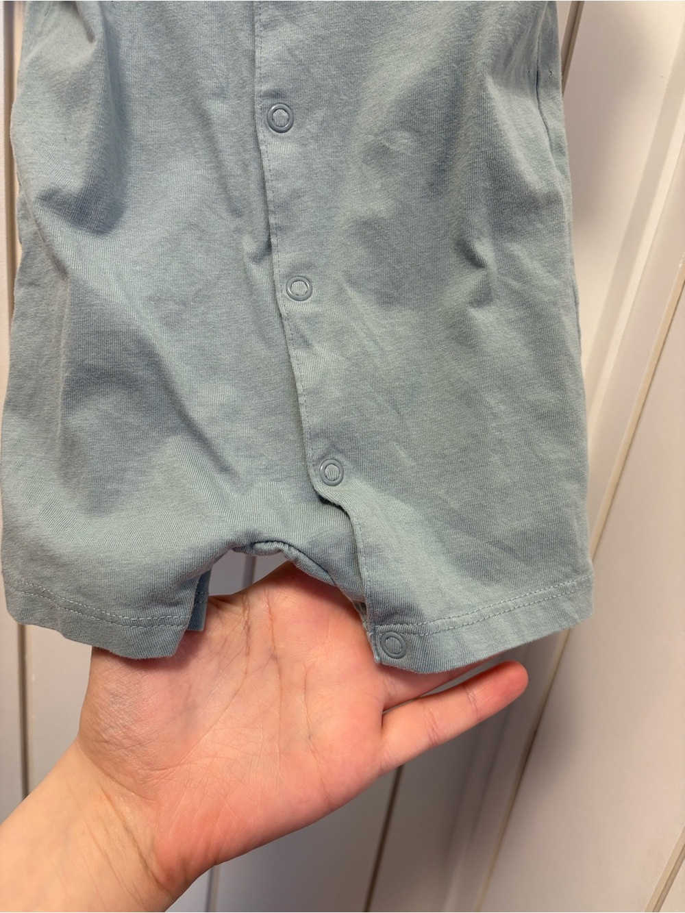 H&M Short-Sleeve Button Romper - Picture 3 of 5